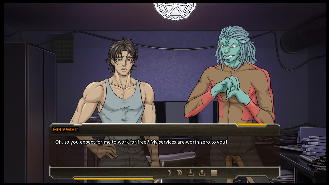 Alpha Hole Prison - A Yaoi, Gay, Bara Visual Novel screenshot #16