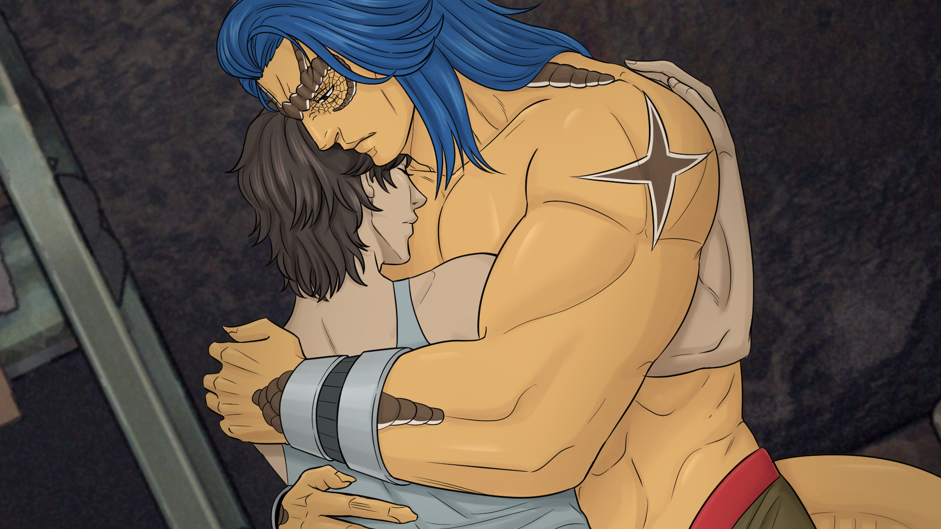 Alpha Hole Prison - A Yaoi, Gay, Bara Visual Novel screenshot #7