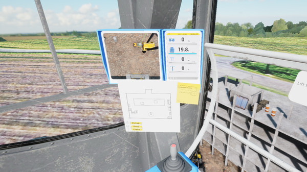 Screenshot z VE GSIM Overhead Crane Simulator