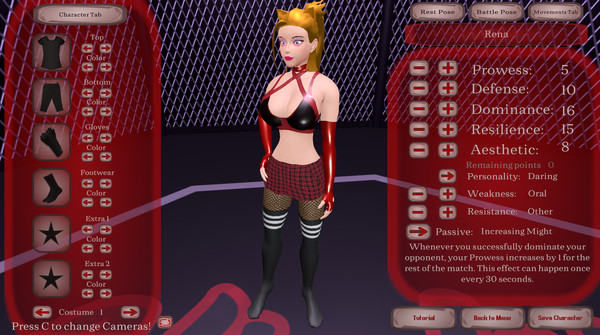 Screenshot z Kinky Fight Club
