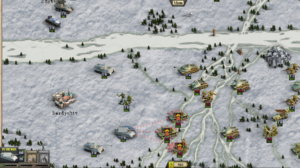 Screenshot z Frontline: Panzer Blitzkrieg!