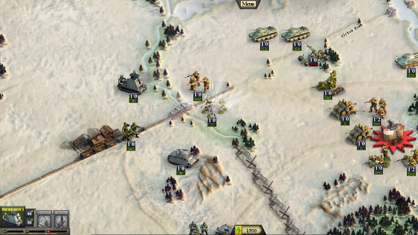 Screenshot z Frontline: Panzer Blitzkrieg!