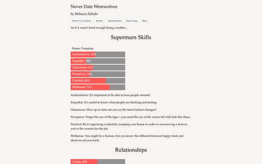 Скриншот Never Date Werewolves — 5