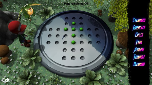 Screenshot z Peg Solitaire Adventure
