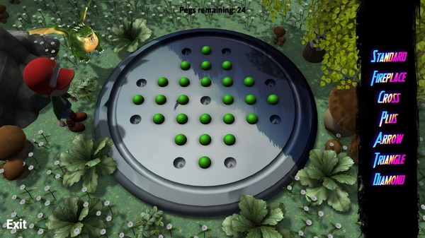 Screenshot z Peg Solitaire Adventure
