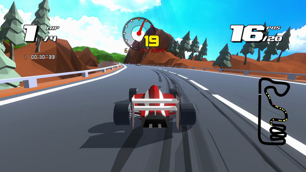 Screenshot z Formula Retro Racing