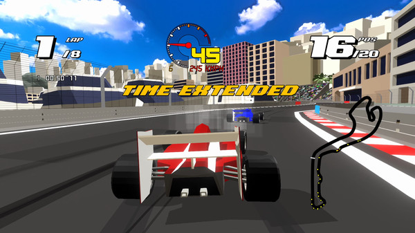 Screenshot z Formula Retro Racing