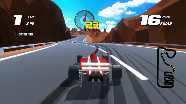 Screenshot z Formula Retro Racing