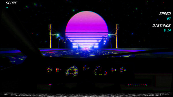 Screenshot z Retrowave