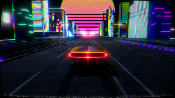 Screenshot z Retrowave