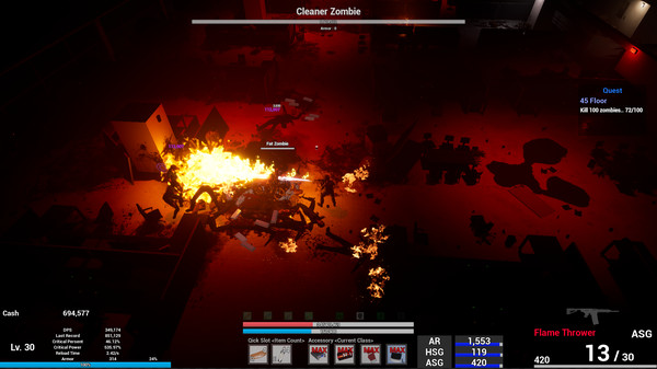 Screenshot z infection point