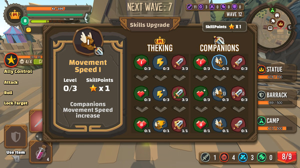 Screenshot z Legendary Knight