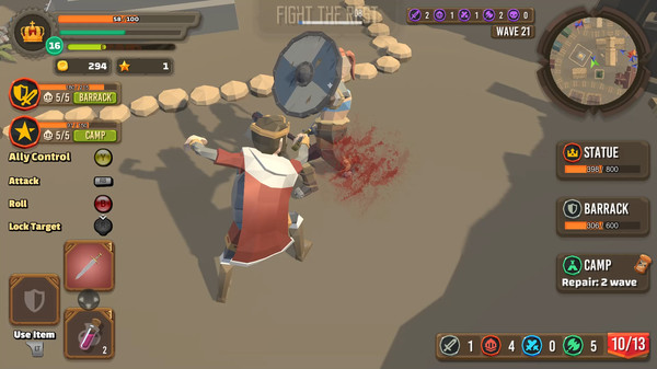 Screenshot z Legendary Knight