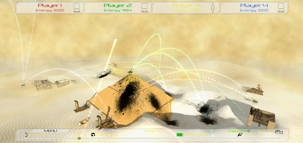 Screenshot z Scorched Islands