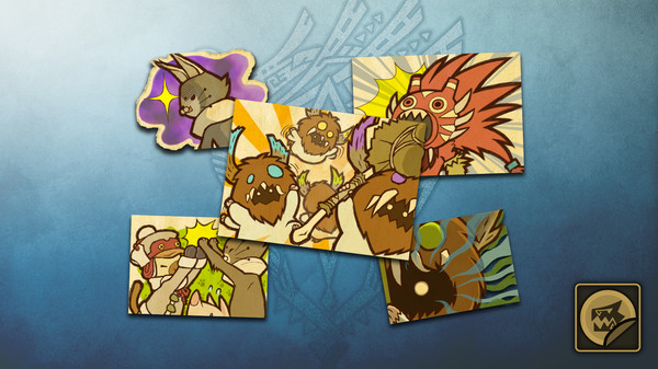 KHAiHOM.com - Monster Hunter: World - Sticker Set: Lynian Set