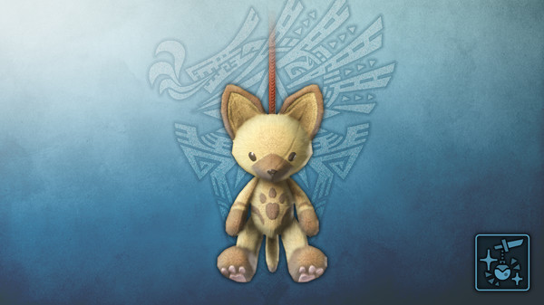 Monster Hunter World: Iceborne - Pendant: Stuffed Felyne Teddy