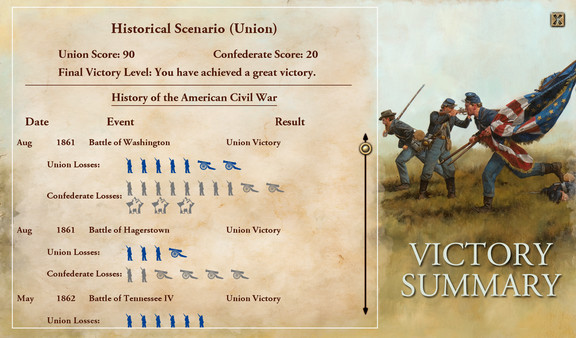 Victory and Glory: The American Civil War screenshot 3