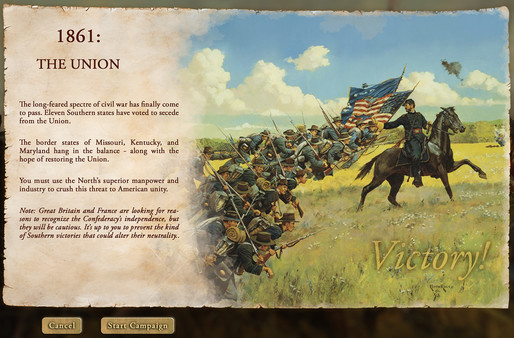 Screenshot z Victory and Glory: The American Civil War Screenshot z Victory and Glory: The American Civil War