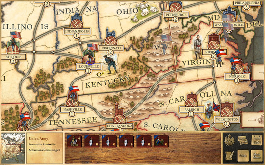 Victory and Glory: The American Civil War screenshot 4