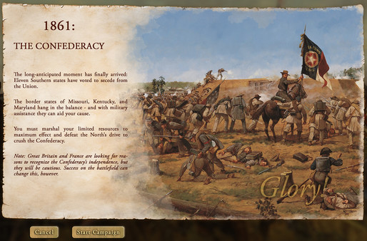 Screenshot z Victory and Glory: The American Civil War Screenshot z Victory and Glory: The American Civil War