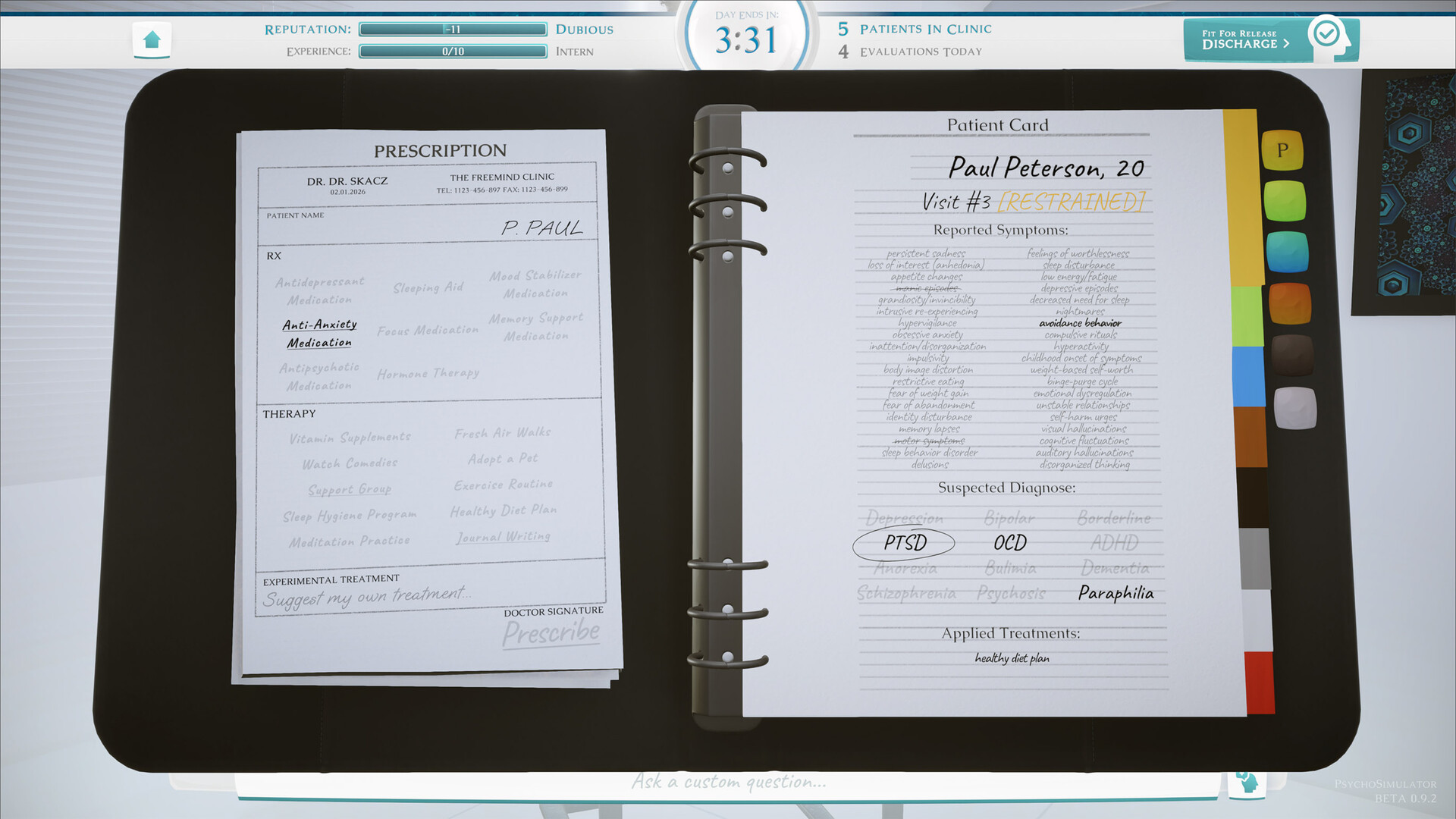 Psycho Simulator screenshot #3