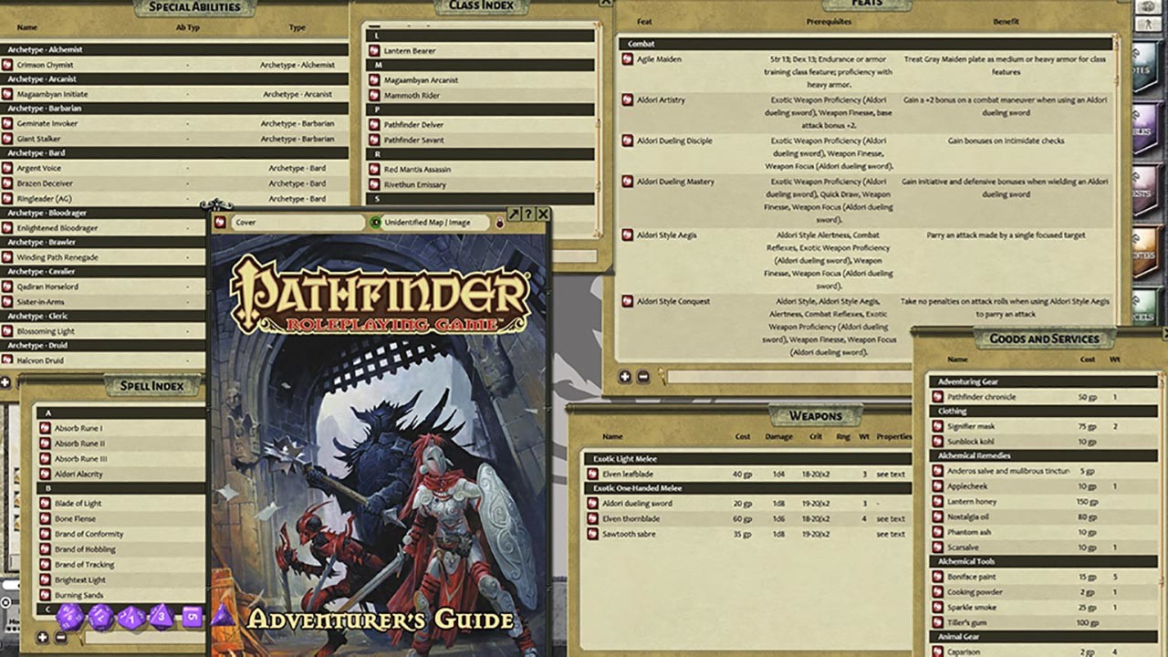 Fantasy Grounds - Pathfinder RPG - Adventurer's Guide Featured Screenshot #1