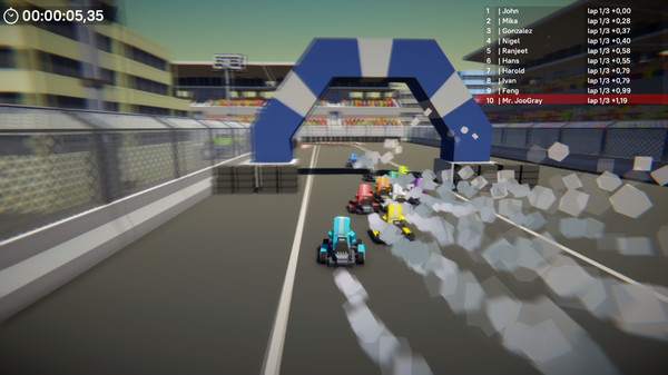 Screenshot z Race Maniacs