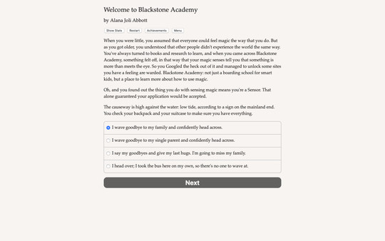 Blackstone Academy for the Magical Arts