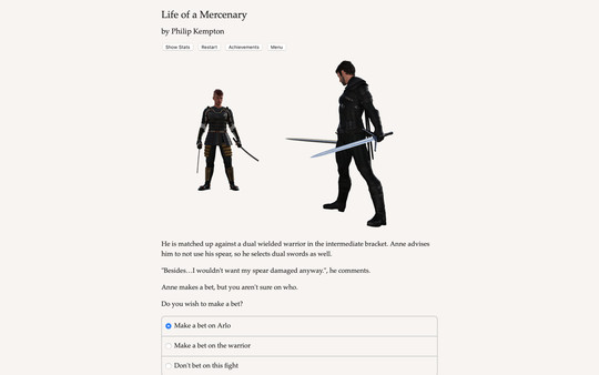 Screenshot z Life of a Mercenary