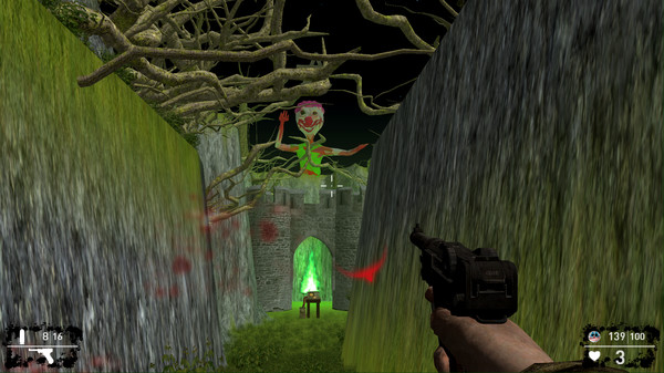 Screenshot z Clown Nightmare, Satan's Joke