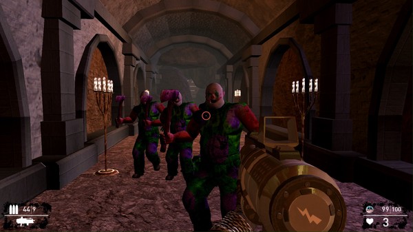 Screenshot z Clown Nightmare, Satan's Joke