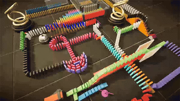 Domino Simulator video 3