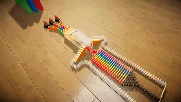 Domino Simulator video 2