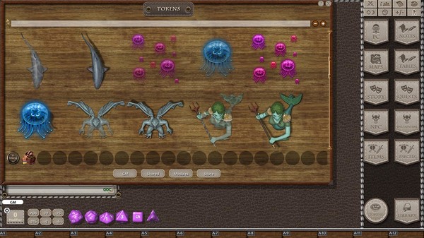 Fantasy Grounds - Jans Token Pack 05 - Aquatic Creatures