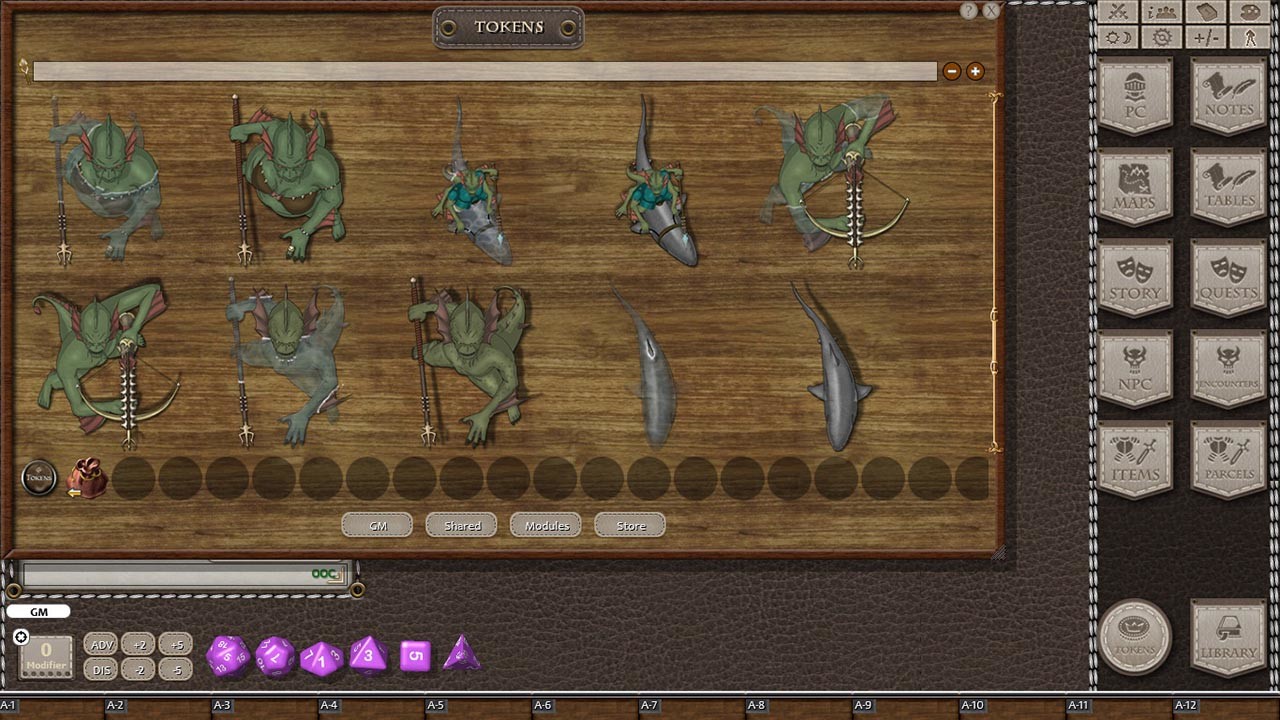 Fantasy Grounds - Jans Token Pack 05 - Aquatic Creatures screenshot 3