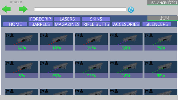 Weapons Genius. Modern Guns