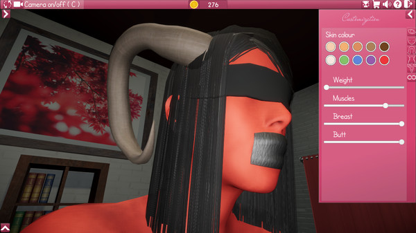 Screenshot z Lesbian Voyeur Simulator