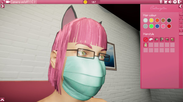Screenshot z Lesbian Voyeur Simulator
