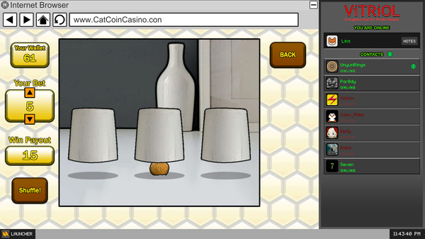 Screenshot z Greyhat - A Digital Detective Adventure