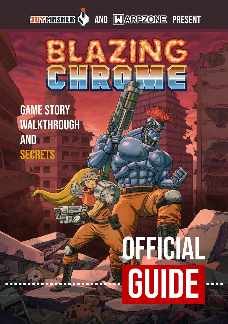 Blazing Chrome - Official Game Guide Featured Screenshot #1