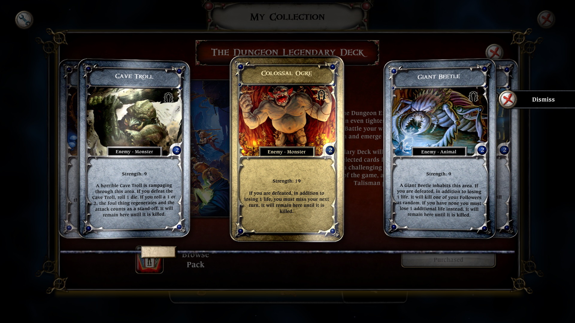 Talisman - The Dungeon Expansion: Legendary Deck Featured Screenshot #1