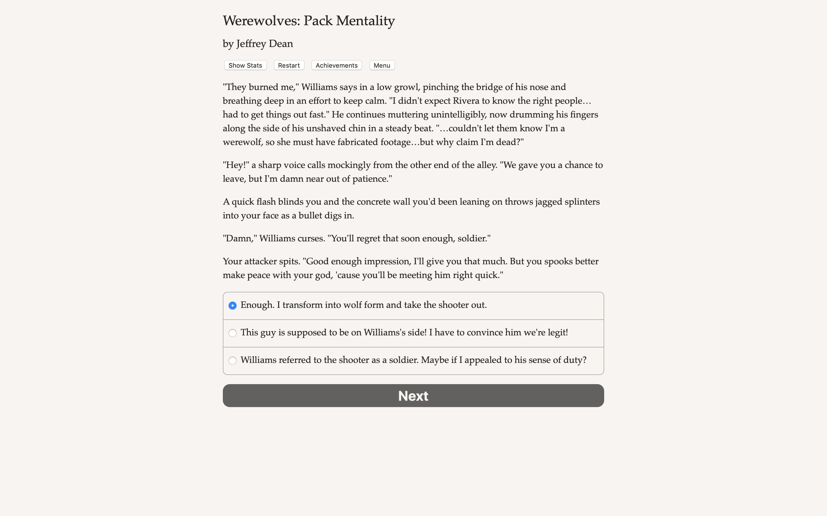 Werewolves 2: Pack Mentality