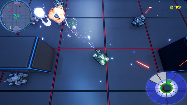 Screenshot z Senshi Tank 2: Space Bots