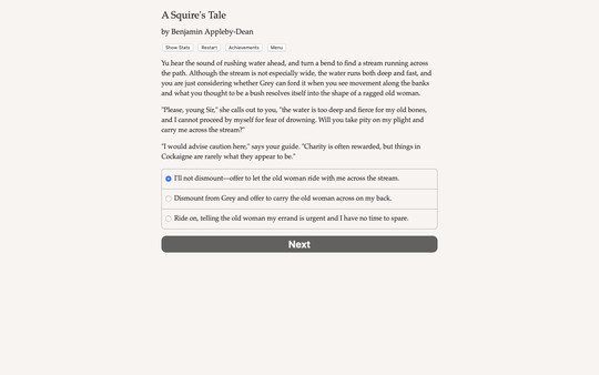 Screenshot z A Squire's Tale