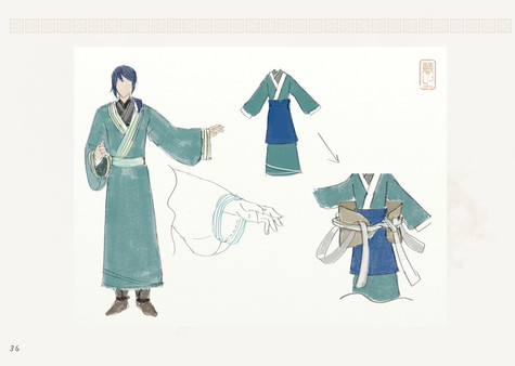 東周列萌志 Philosophic Love－攻略設定集 Art Book screenshot 3