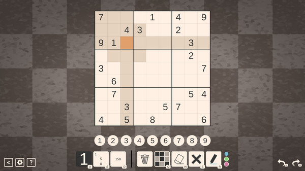 Screenshot z Chess Sudoku