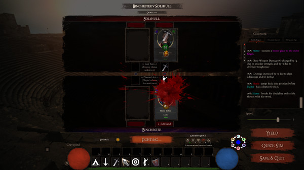 Screenshot z Gladiator Manager