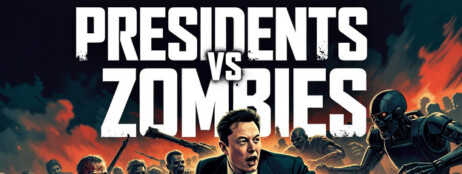 Presidents vs Zombies cover art