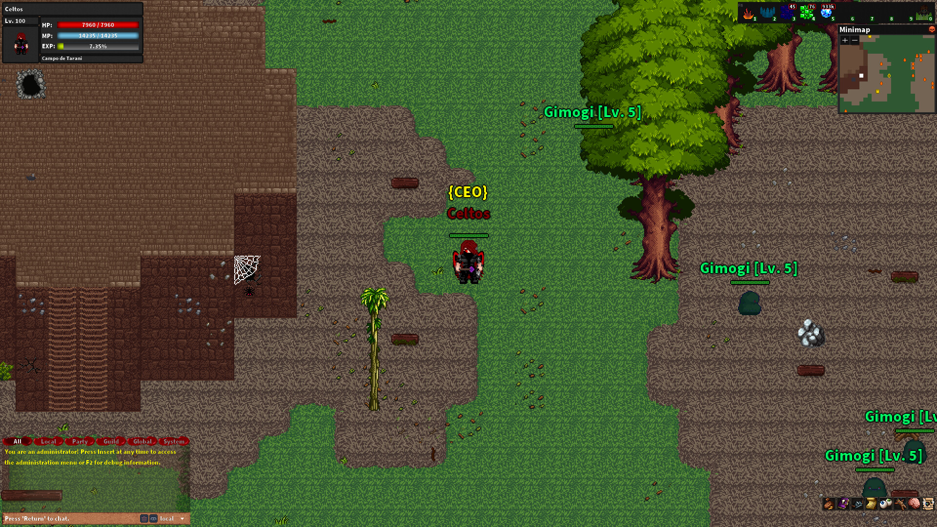 Rebornia - MMORPG 2D screenshot #6