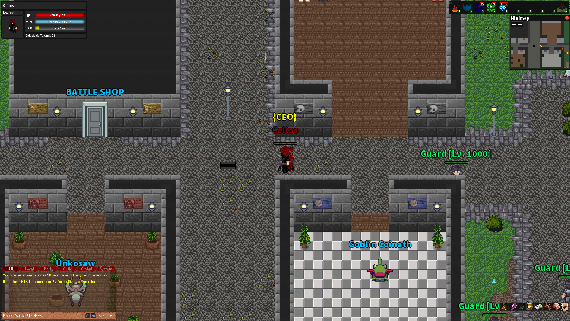 Rebornia - MMORPG 2D screenshot #5